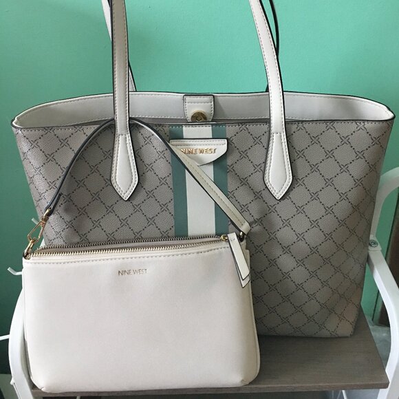Nine West Landyn 2-Piece Tote Bag and Shoulder Bag Set - Picture 1 of 9